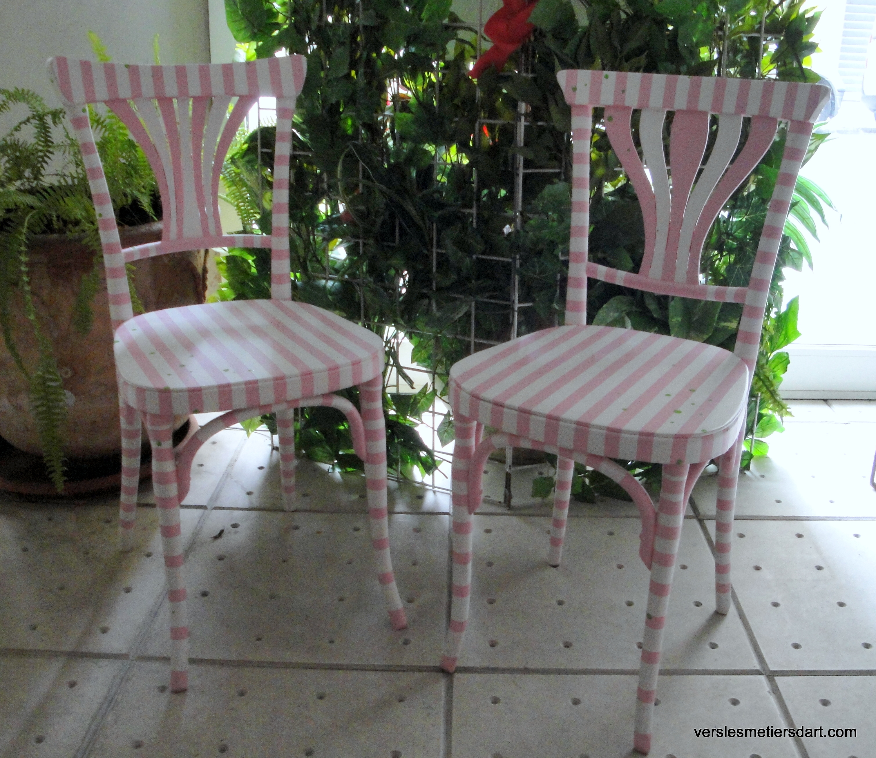 2 chaises chamallow